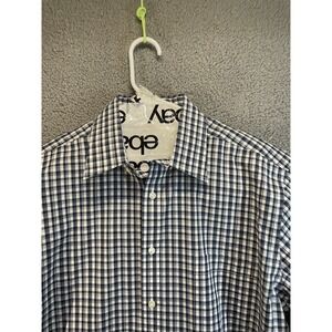Stafford Long‎ Sleeve  Men's Dress Shirt 16Plaid